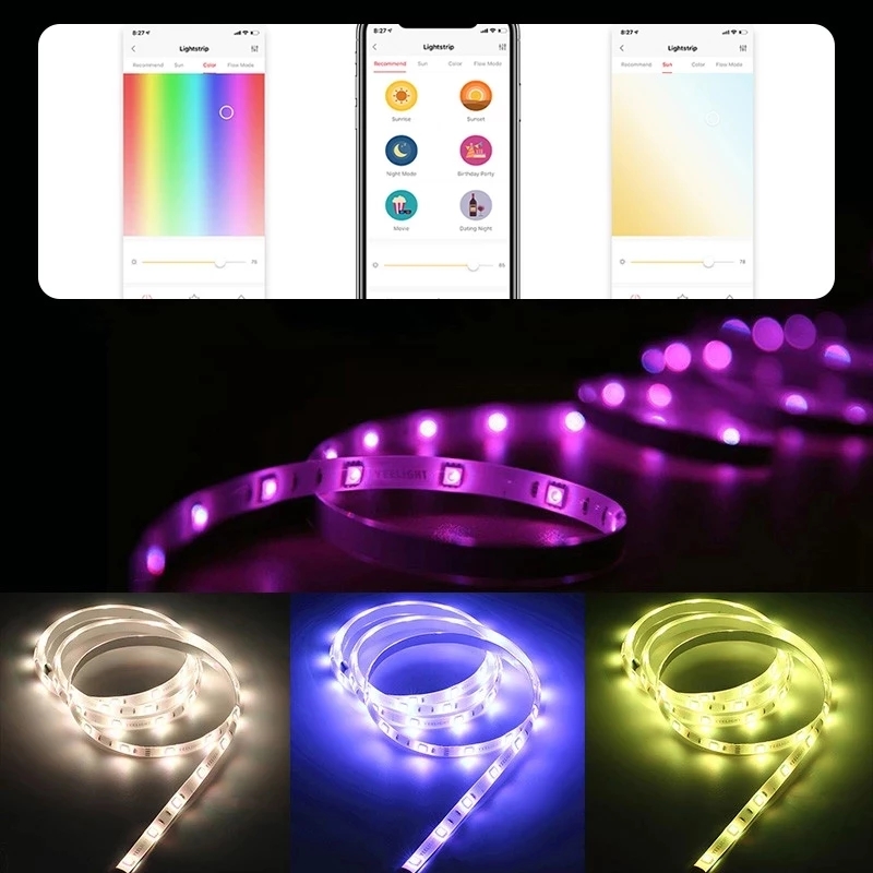 Глобальная версия светодиодной – обзор и цена Yeelight Light Lightstrip